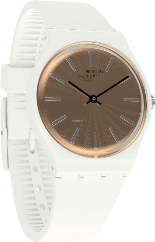 Swatch,Originals 34mm,34mm,Plastic,Gold,GW209