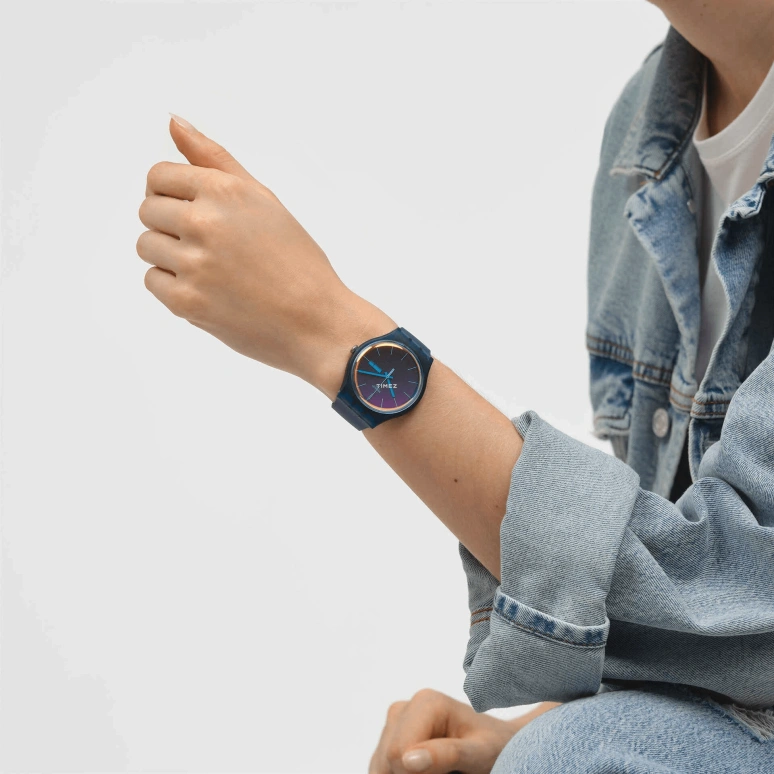 Swatch,Originals 41mm,41mm,Bio-sourced,Blue,Gradient,Quartz,Date,Day,SO29N707
