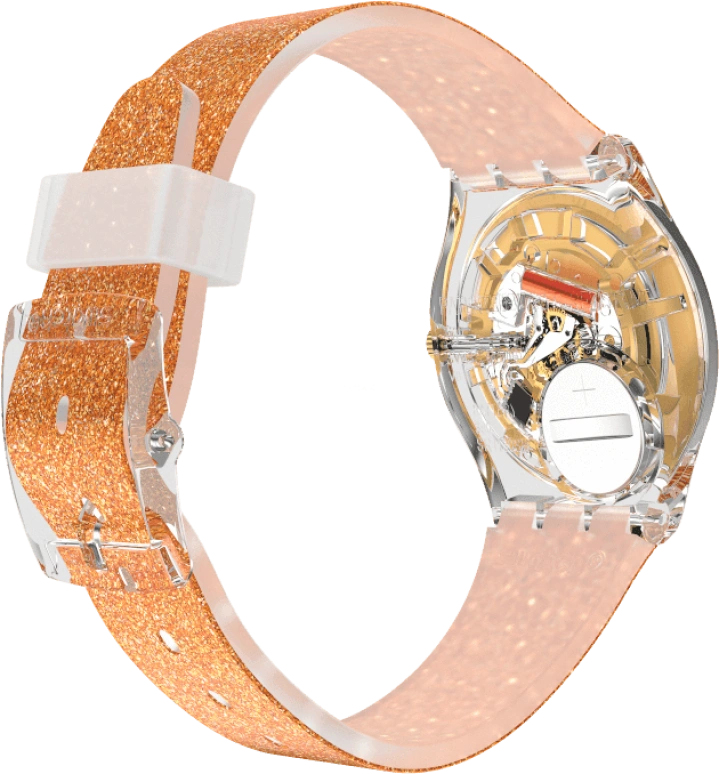 Swatch,Originals 34x39.20mm,34x39.20mm,Plastic,Orange,GE285