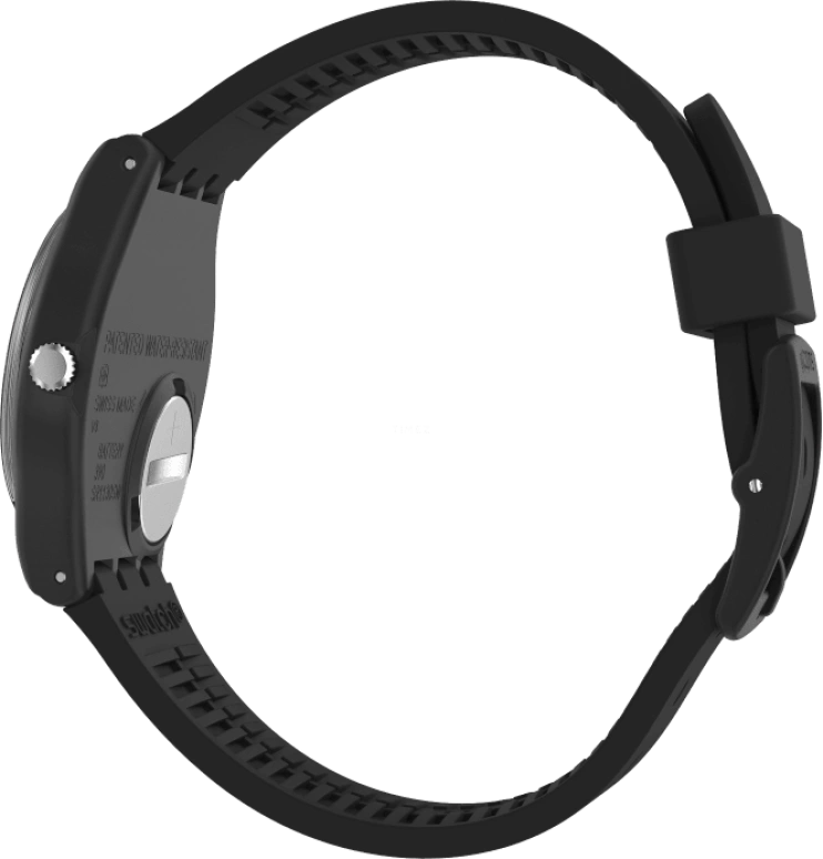 Swatch,Originals 34mm,34mm,Plastic,Black,Closed,GB330