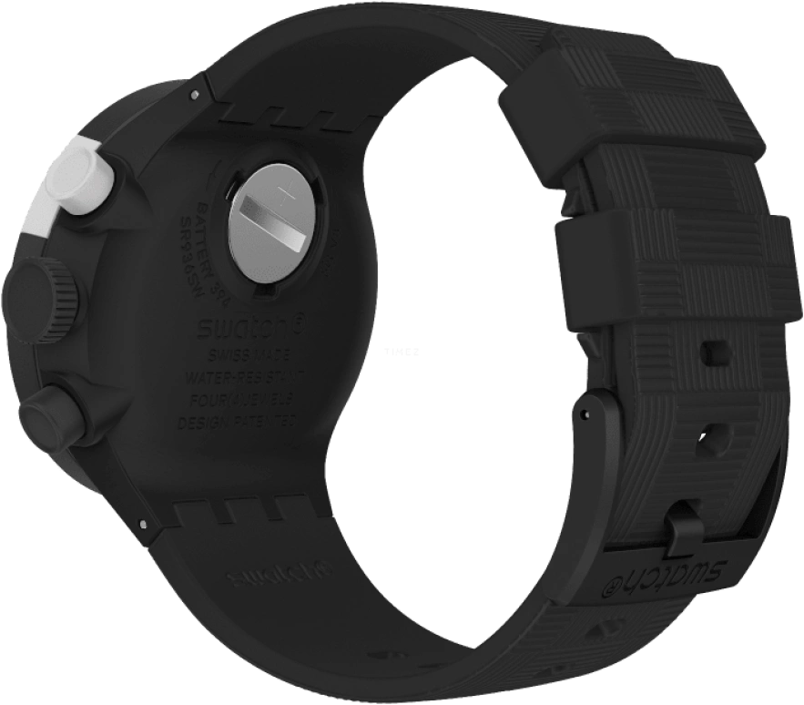 Swatch,THE BOLD 47mm,47mm,Plastic,Sapphire,Crystal Glass,SB02B404