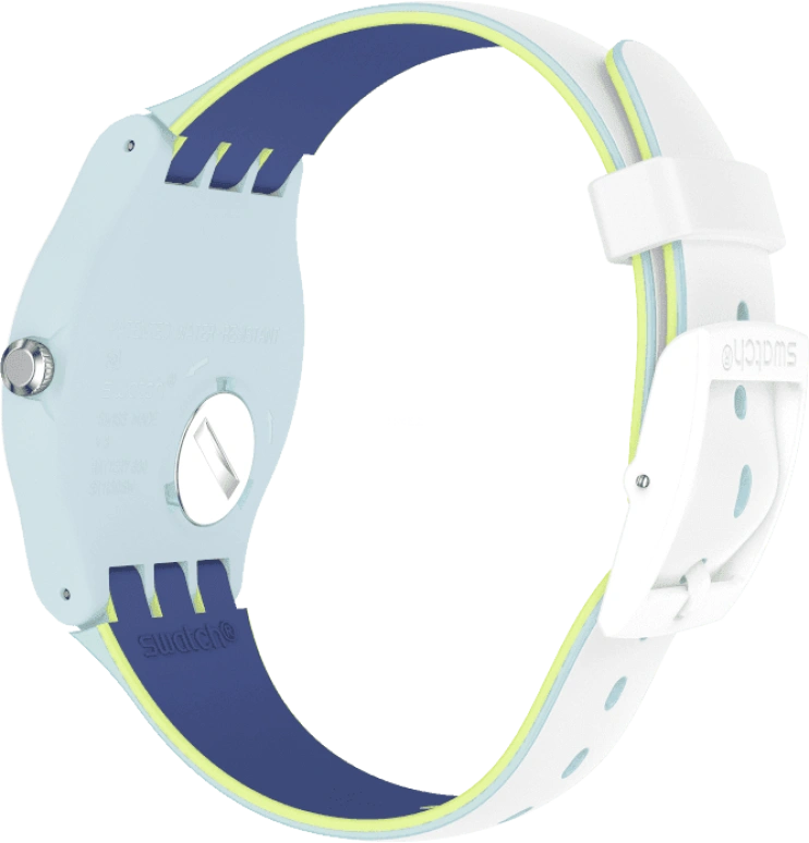 Swatch,Originals 41mm,41mm,Plastic,White,SUOS404