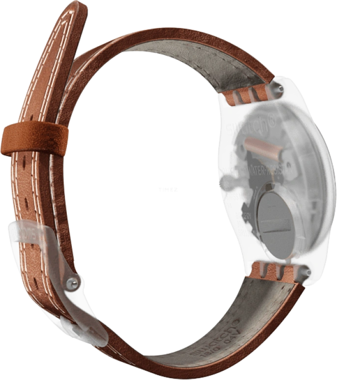Swatch,Originals 34mm,34mm,Plastic,Blue,GE709