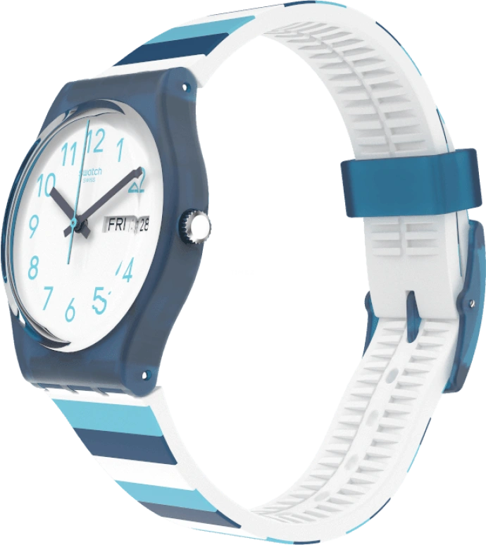 Swatch,Originals 34mm,34mm,White,Open,GN728