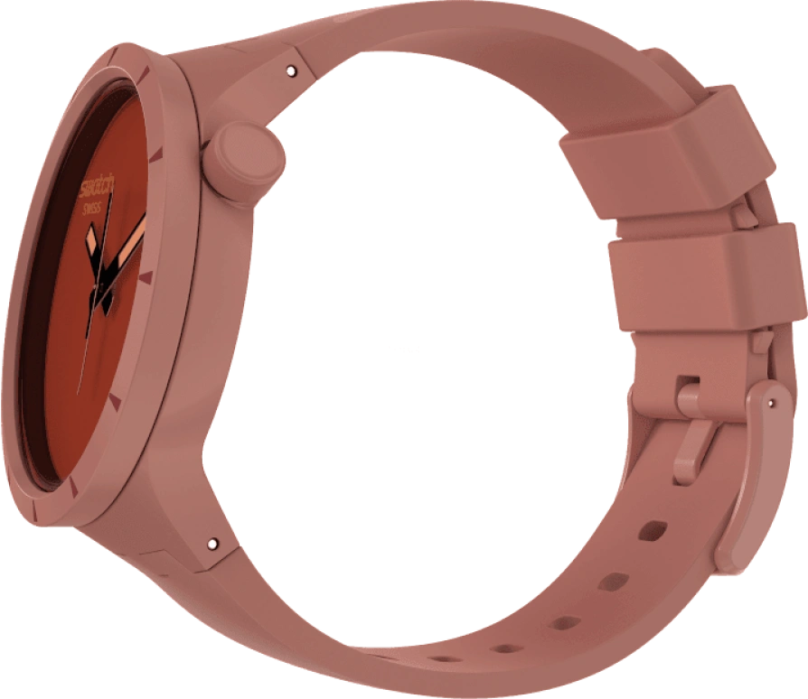 Swatch,THE BOLD 47mm,47mm,Bioceramic,Ceramic,Red,Sapphire,Crystal Glass,SB03R100