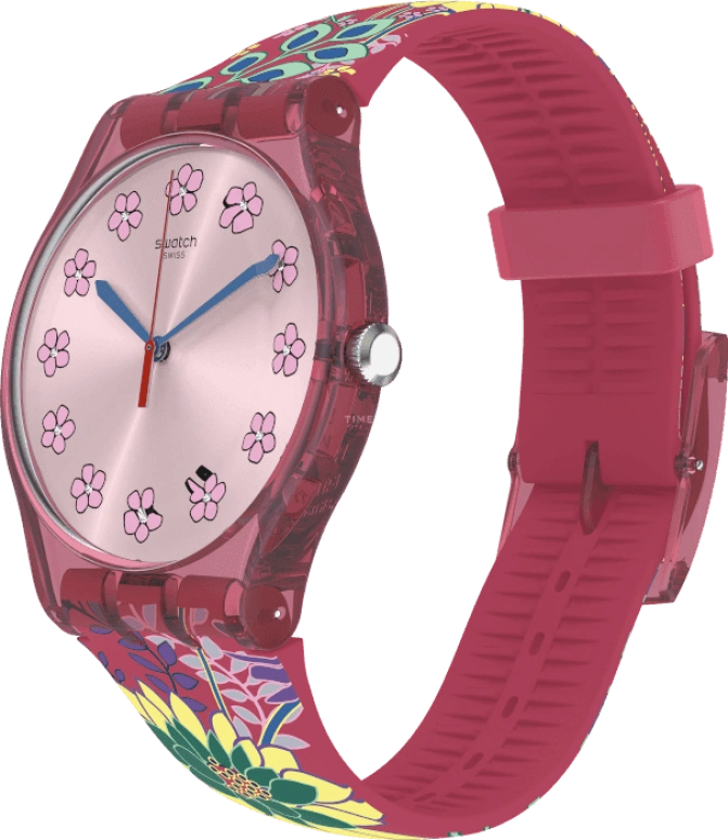 Swatch,Originals 41mm,41mm,Plastic,Pink,SUOP112