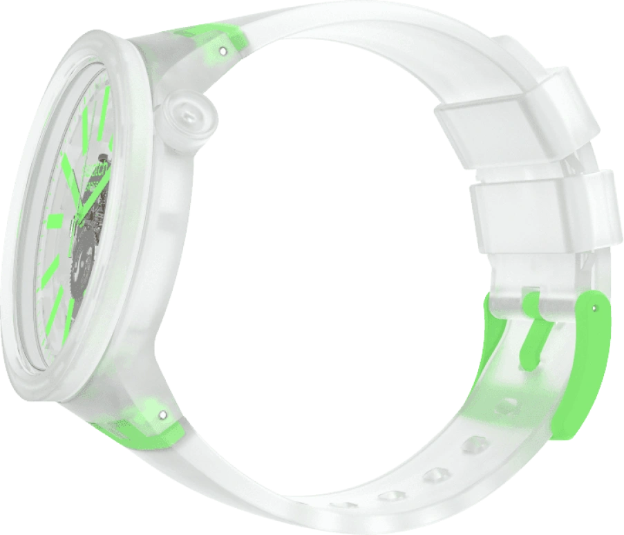 Swatch,THE BOLD 47mm,47mm,Plastic,White,SO27E104