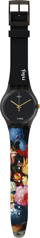 Swatch,Originals 41x47.40mm,41x47.40mm,Plastic,Black,Quartz,Sapphire,Crystal Glass,Tonneau,SUOZ295
