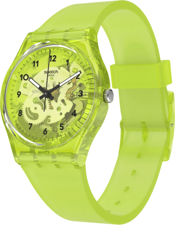 Swatch,Originals 34mm,34mm,Plastic,Green,GG227