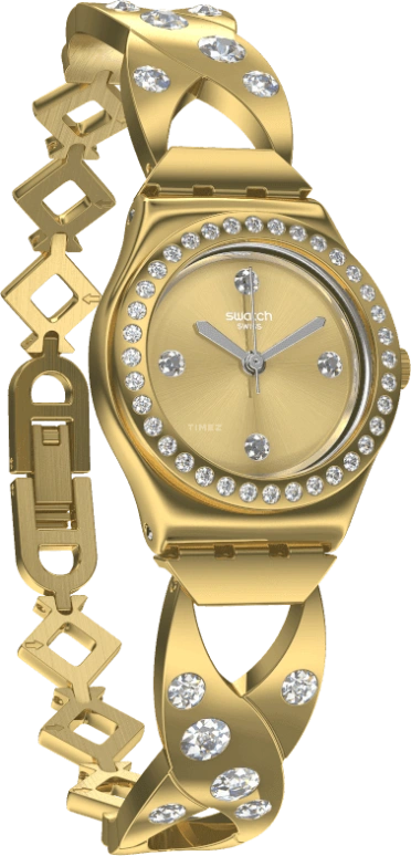 Swatch,IRONY 25mm,25mm,Gold,YSG164G