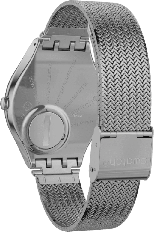 Swatch,SKIN 38mm,38mm,Stainless Steel,Pink Red,Red,SYXS117M