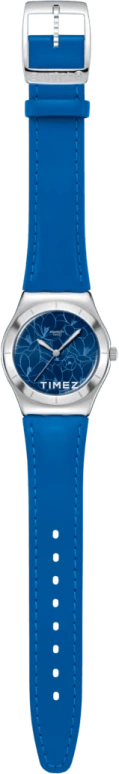 Swatch,IRONY 33mm,33mm,Stainless Steel,Blue,Quartz,Sapphire,Crystal Glass,Round,YLS235