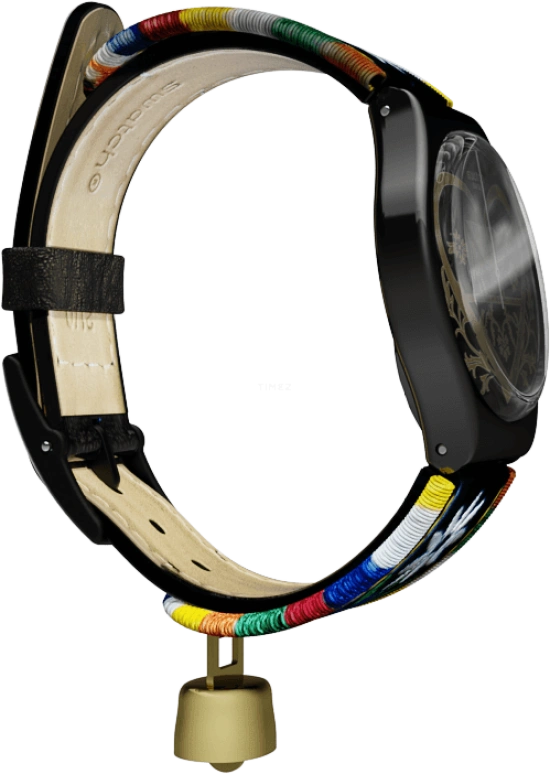 Swatch,Originals 34mm,34mm,Plastic,Black,GB285