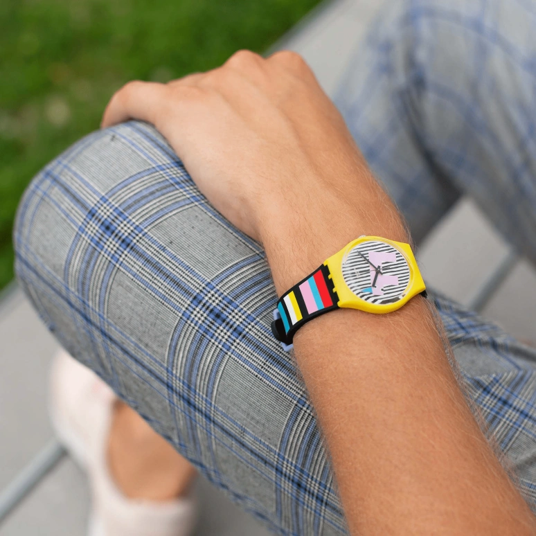 Swatch,Originals 34mm,34mm,Plastic,Closed,GZ341