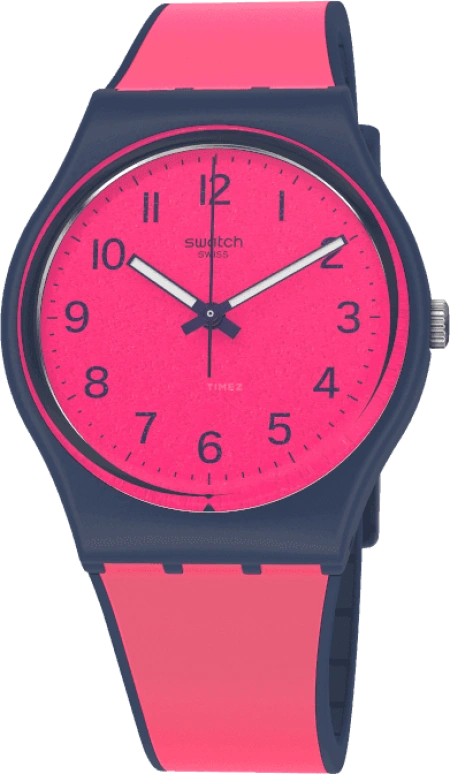 Swatch,Originals 34mm,34mm,Plastic,Pink,GN264