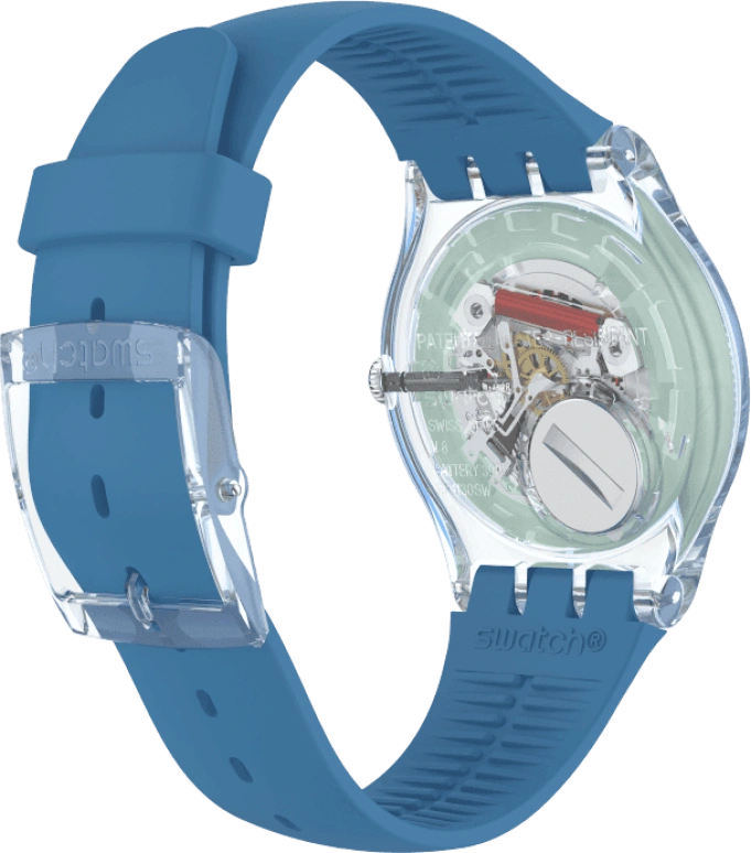 Swatch,Originals 41mm,41mm,Plastic,Blue,SUOK711