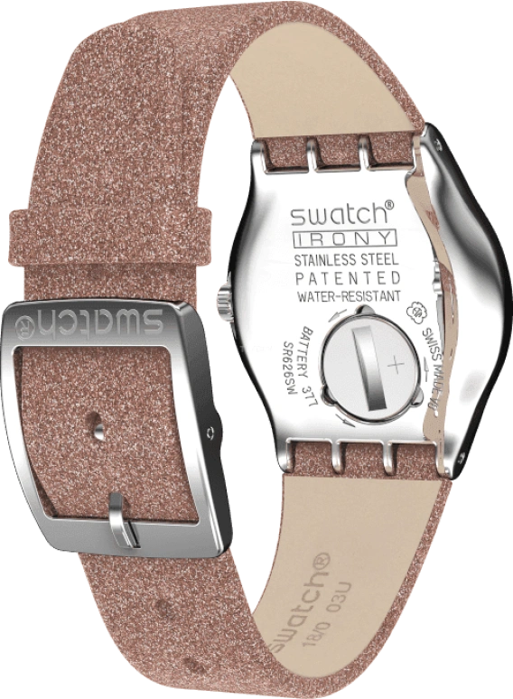 Swatch,IRONY 33x38mm,33x38mm,Coffee,Brown,YLS220