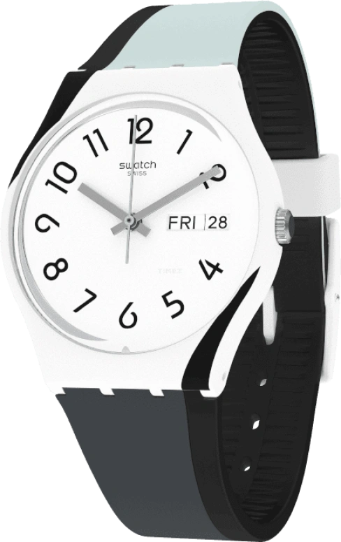 Swatch,Originals 34mm,34mm,Plastic,White,GW711