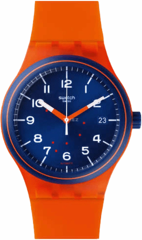 Swatch,Sistem 51 42mm,42mm,Plastic,White,Automatic,Day,90hours,SUTO401
