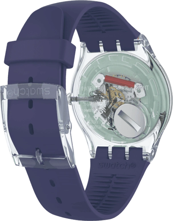 Swatch,Originals 41mm,41mm,Plastic,Purple,SUOK712