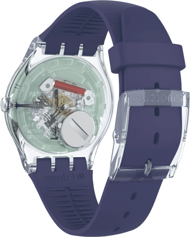 Swatch,Originals 41mm,41mm,Plastic,Purple,SUOK712