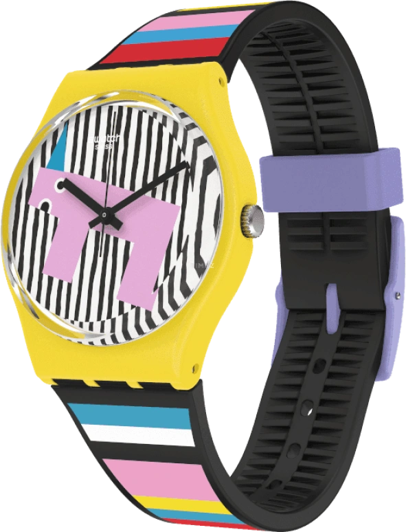 Swatch,Originals 34mm,34mm,Plastic,Closed,GZ341