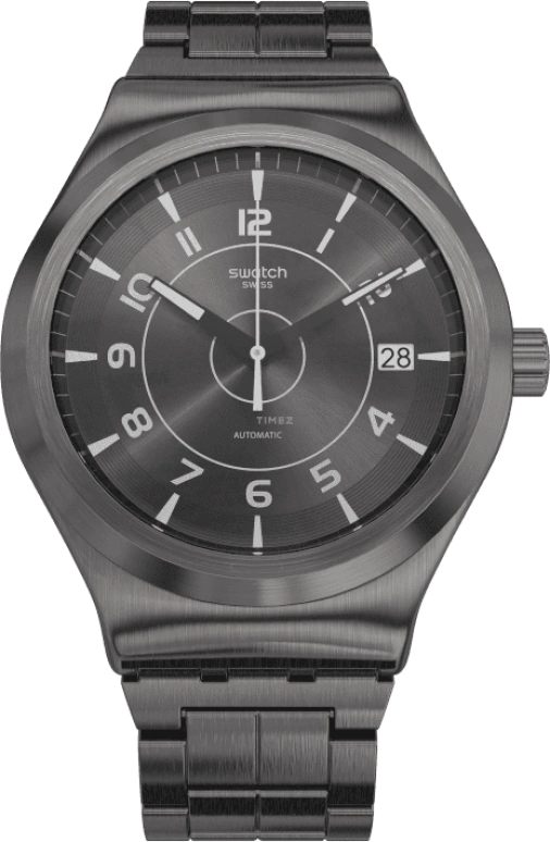 Swatch,IRONY 42mm,42mm,Stainless Steel,Open,YIM400G