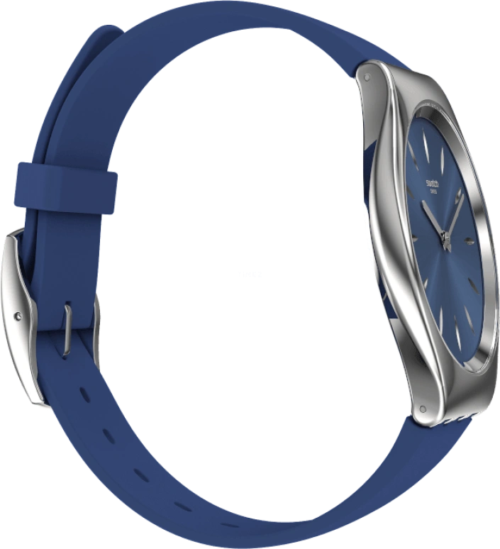 Swatch,SKIN 38mm,38mm,Blue,Sapphire,Crystal Glass,SYXS132