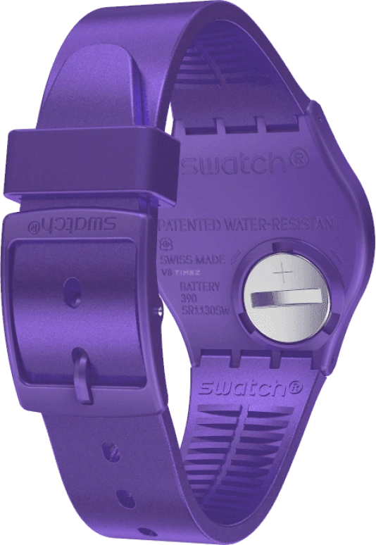 Swatch,Originals 34mm,34mm,Plastic,Purple,GV402