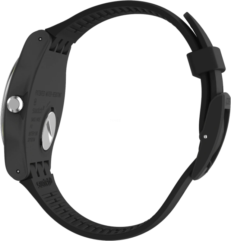 Swatch,Originals 41mm,41mm,Plastic,Black,Sapphire,Crystal Glass,Closed,SUOB732