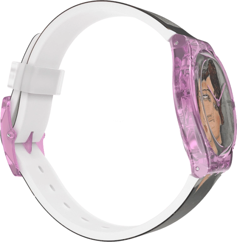 Swatch,Originals 34mm,34mm,Plastic,Multi-Color,Quartz,Sapphire,Crystal Glass,Round,GZ356