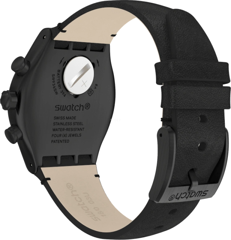 Swatch,IRONY 43x49mm,43x49mm,Black,YVB410