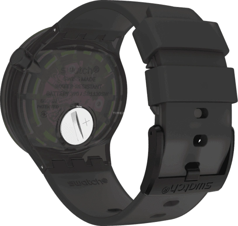 Swatch,THE BOLD 47mm,47mm,Plastic,Purple,SO27B113