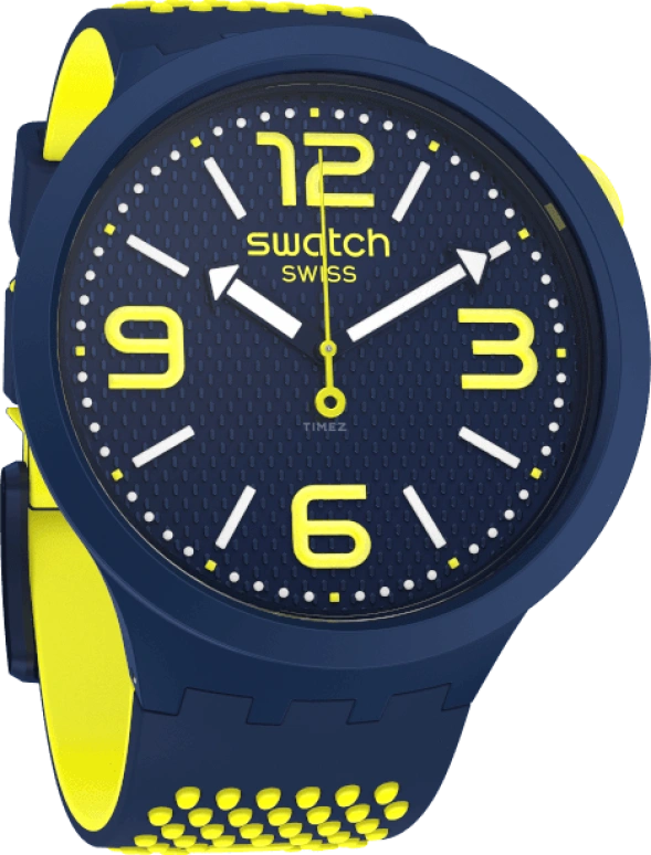 Swatch,THE BOLD 47mm,47mm,Plastic,Black,SO27N102