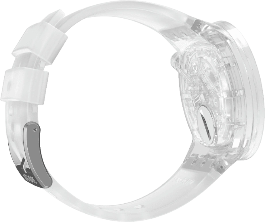 Swatch,THE BOLD 47mm,47mm,Plastic,Transparent,SO27E100