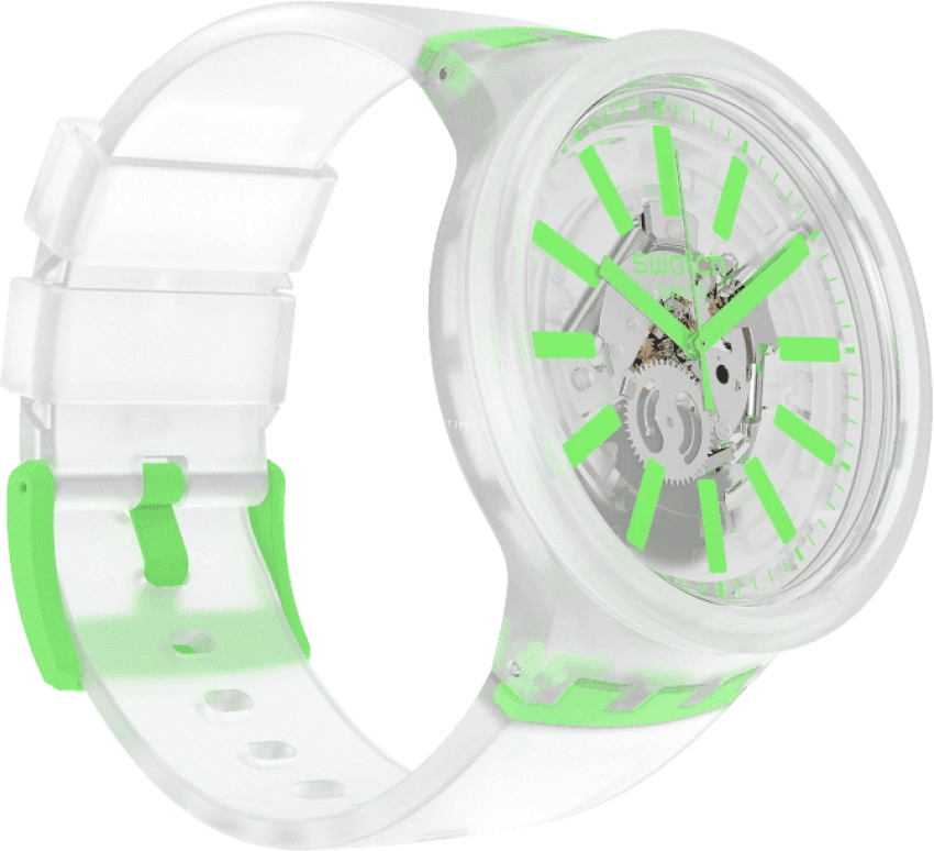 Swatch,THE BOLD 47mm,47mm,Plastic,White,SO27E104