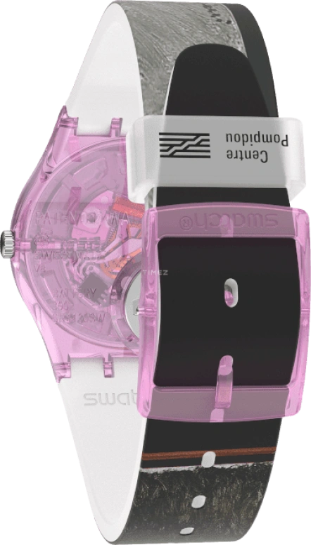 Swatch,Originals 34mm,34mm,Plastic,Multi-Color,Quartz,Sapphire,Crystal Glass,Round,GZ356