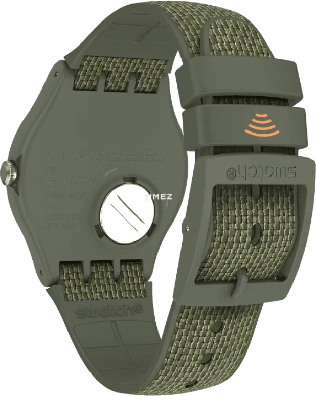 Swatch,Originals 41mm,41mm,Bio-sourced,Olive Green,Quartz,Round,Green,SO29G110,SO29G110-6000