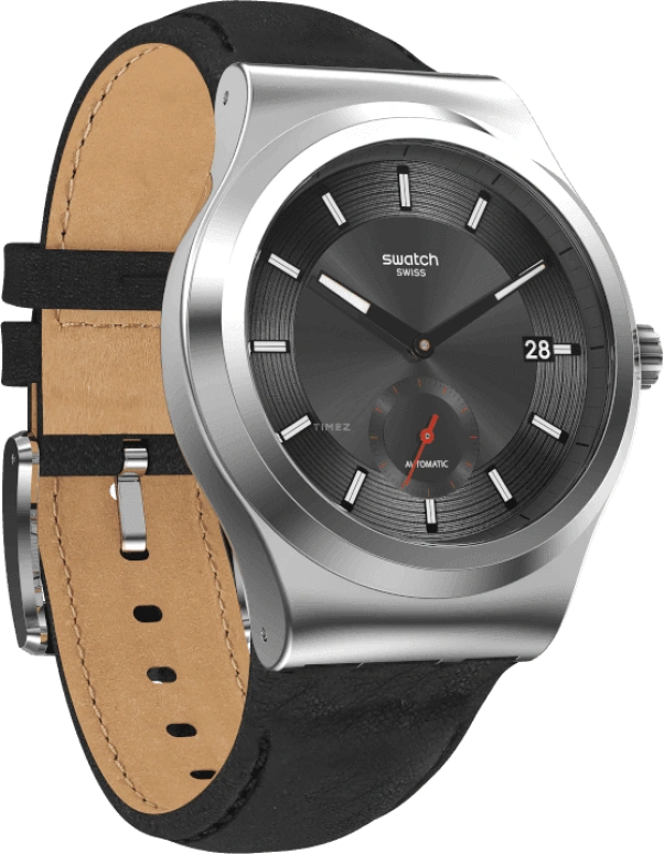 Swatch,IRONY 42mm,42mm,Black,Open,SY23S400
