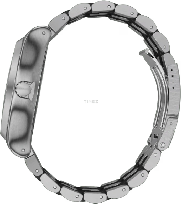 Swatch,IRONY 42mm,42mm,Stainless Steel,Beige,Quartz,Day,Tonneau,YIS424G