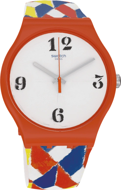 Swatch,Originals 41mm,41mm,Plastic,White,Sapphire,Crystal Glass,SUOZ312S
