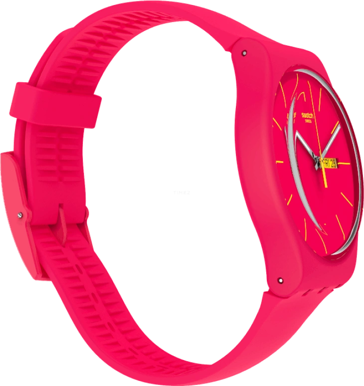 Swatch,CLASSIC ,Plastic,Red,SUOR704