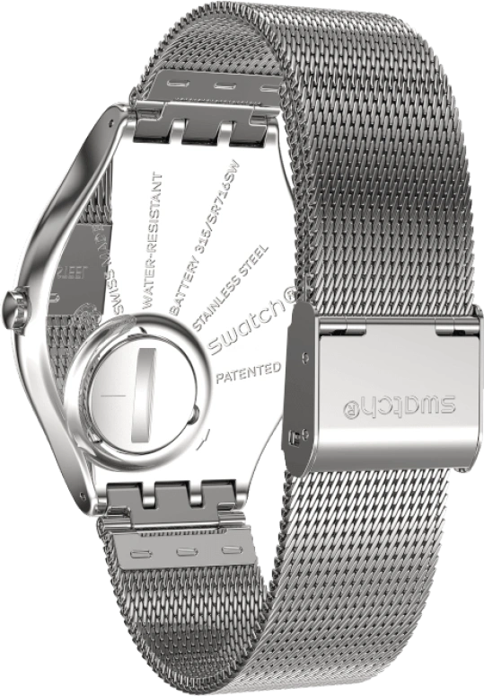 Swatch,SKIN 38mm,38mm,Sapphire,Crystal Glass,SYXS133M