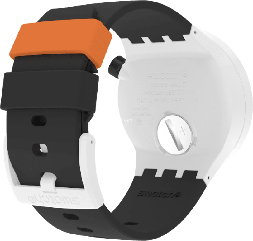 Swatch,THE BOLD 47mm,47mm,Bioceramic,Ceramic,Orange,SB03M104