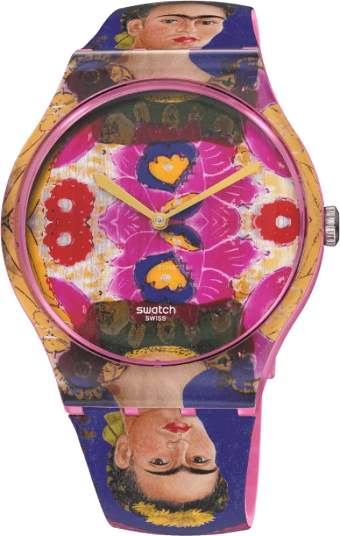 Swatch,Originals 41mm,41mm,Plastic,Multi-Color,Quartz,Sapphire,Crystal Glass,Round,SUOZ341