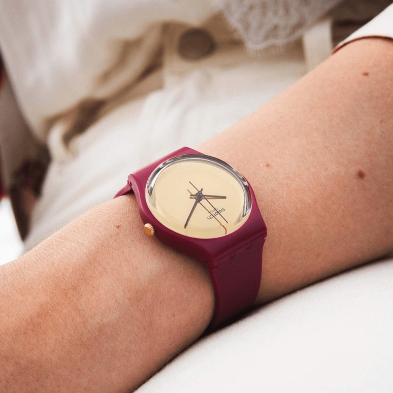 Swatch,Originals 34mm,34mm,Bioceramic,Gold,SO28R102