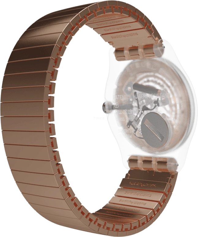 Swatch,Originals 41mm,41mm,Plastic,Gold,SUOK707
