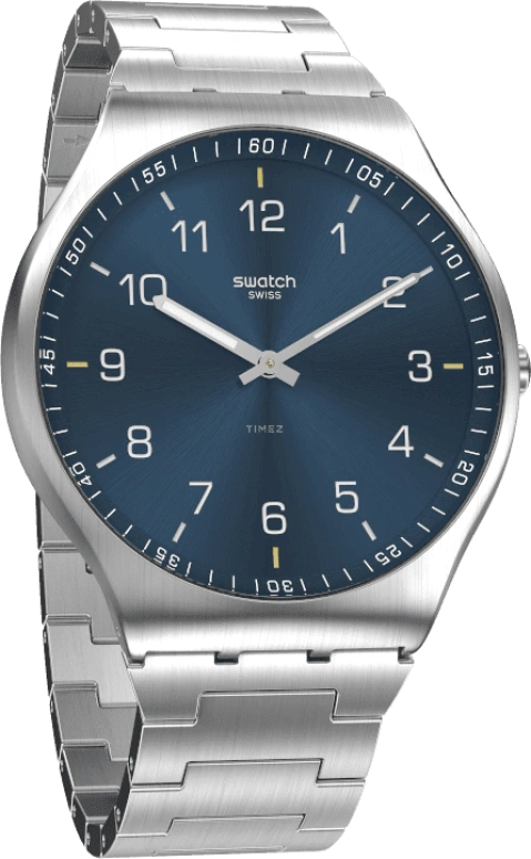 Swatch,SKIN ,Stainless Steel,Blue,SS07S106G