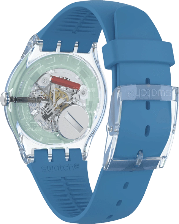 Swatch,Originals 41mm,41mm,Plastic,Blue,SUOK711