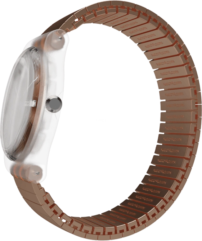 Swatch,Originals 41mm,41mm,Plastic,Gold,SUOK707